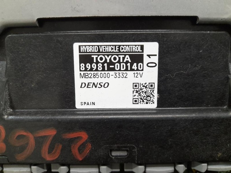 Centralina Controllo Hybrid 899810D140 Toyota Yaris IV 2014