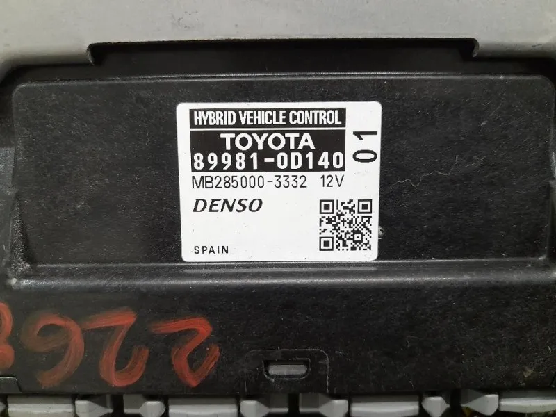 Centralina Controllo Hybrid 899810D140 Toyota Yaris IV 2014
