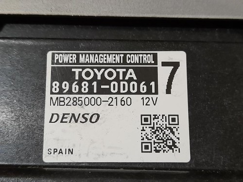 Centralina Controllo Hybrid 896810D051 Toyota Yaris IV 2014