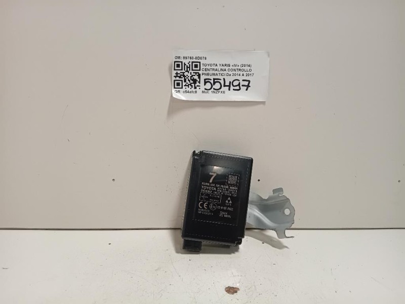 Centralina Controllo Pneumatici 89760-0D078 Toyota Yaris IV 2014