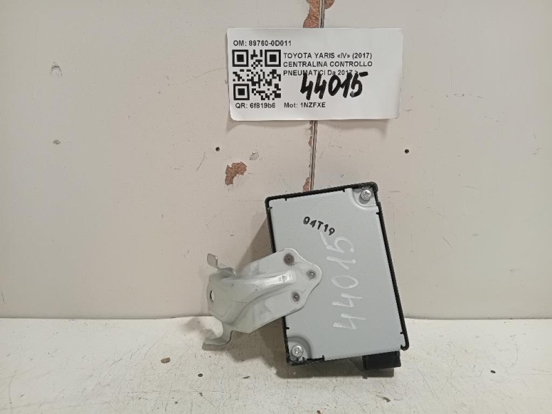 Centralina Controllo Pneumatici 89760-0D011 Toyota Yaris IV 2017