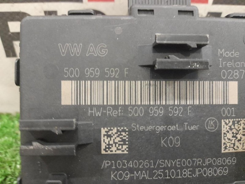 Centralina DI Comando Porta ANT DX 5Q0959592F Audi A3 8VF Sportback 2016