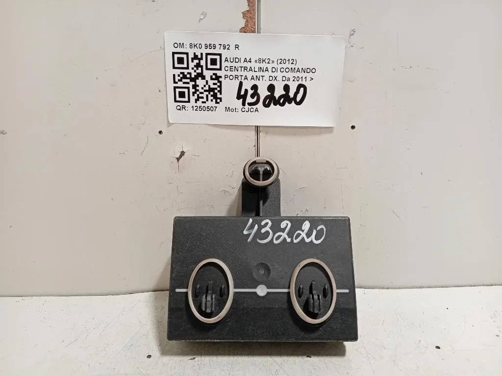 Centralina DI Comando Porta ANT DX 8K0 959 792 R Audi A4 8K2 2012