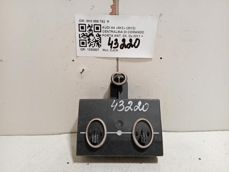 Centralina DI Comando Porta ANT DX 8K0 959 792 R Audi A4 8K2 2012