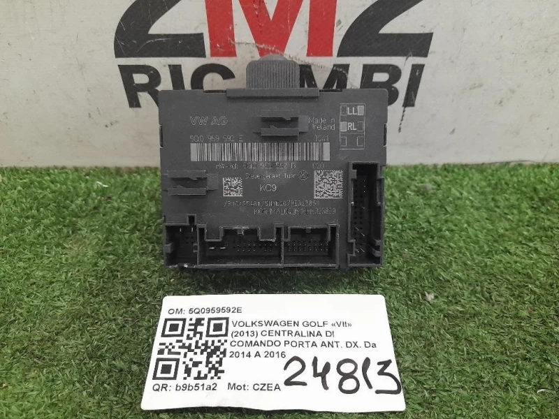 Centralina DI Comando Porta ANT DX 5Q0959592E Volkswagen GOLF VII 2013
