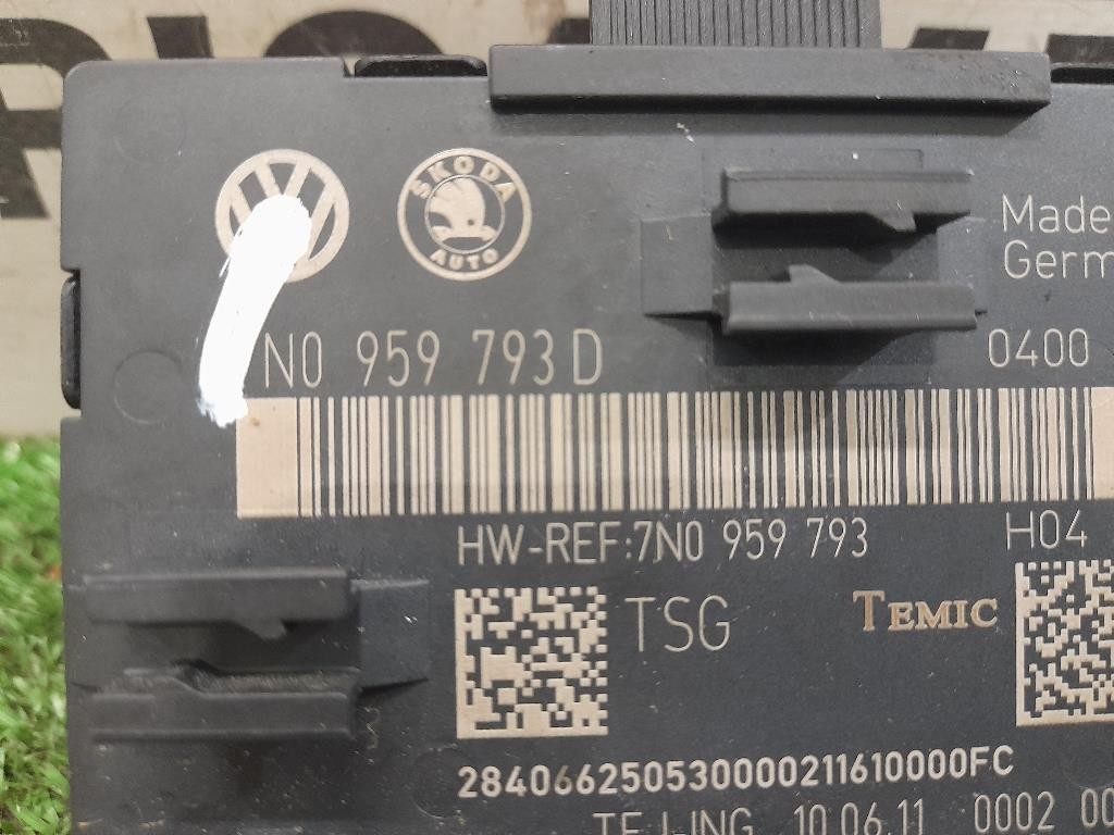 Centralina DI Comando Porta ANT DX 7N0959793D Volkswagen Sharan IV 2010