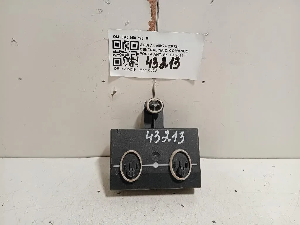 Centralina DI Comando Porta ANT SX 8K0 959 793 R Audi A4 8K2 2012
