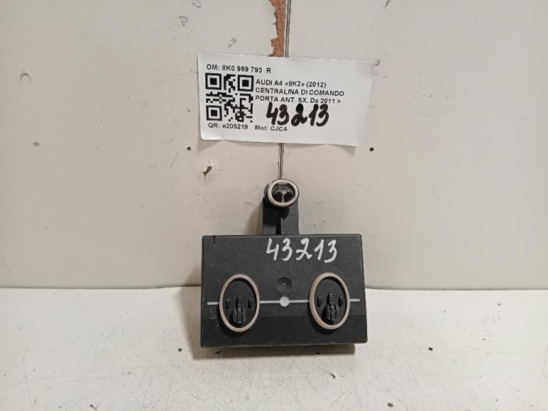Centralina DI Comando Porta ANT SX 8K0 959 793 R Audi A4 8K2 2012