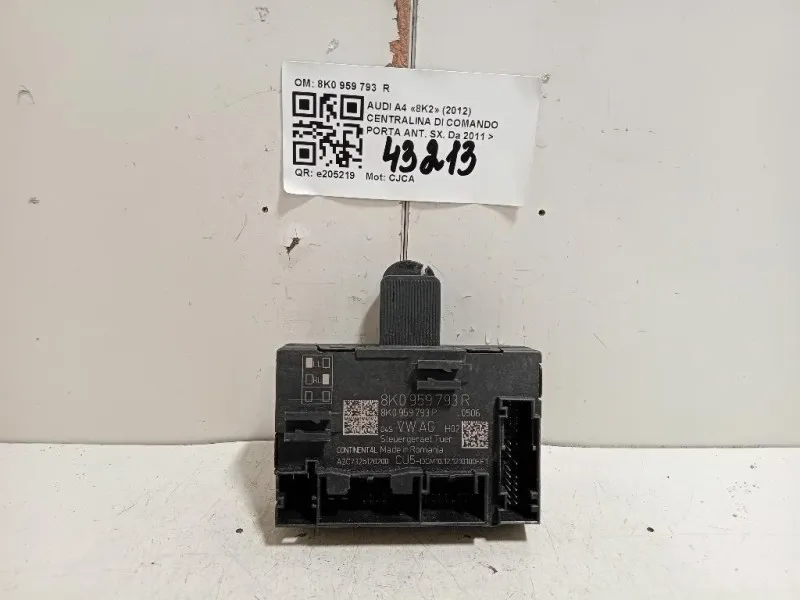 Centralina DI Comando Porta ANT SX 8K0 959 793 R Audi A4 8K2 2012