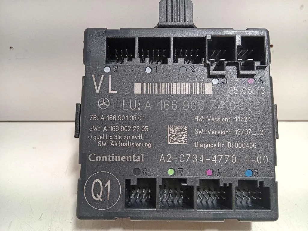 Centralina DI Comando Porta ANT SX A 166 900 74 09 Mercedes Classe ML W166 2012