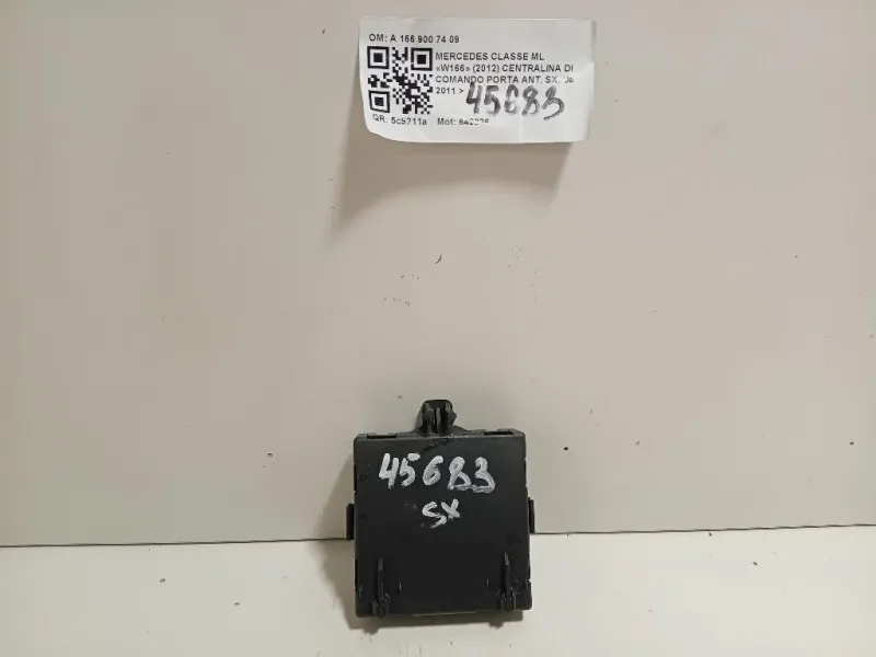 Centralina DI Comando Porta ANT SX A 166 900 74 09 Mercedes Classe ML W166 2012