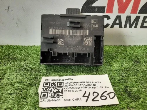 Centralina DI Comando Porta ANT SX 5Q0959593A SINISTRA Volkswagen GOLF VII 2013
