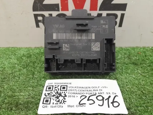 Centralina DI Comando Porta ANT SX 5Q0959593E Volkswagen GOLF VII 2017