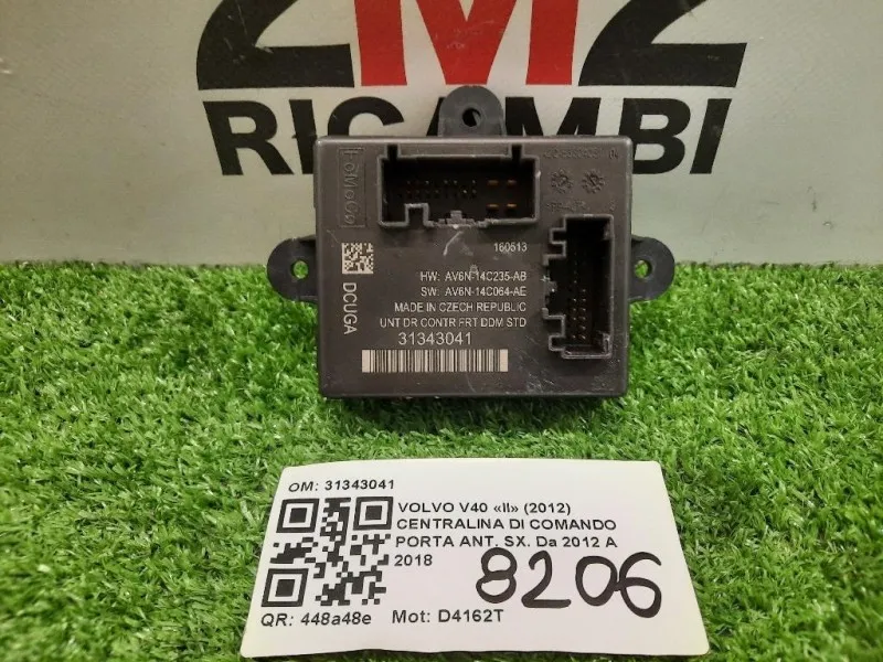 Centralina DI Comando Porta ANT SX 31343041 Volvo V40 II 2012