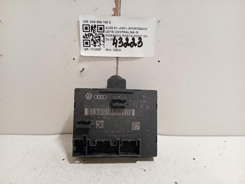 Centralina DI Comando Porta POST DX 8X0 959 795 D Audi A1 8XF Sportback 2015