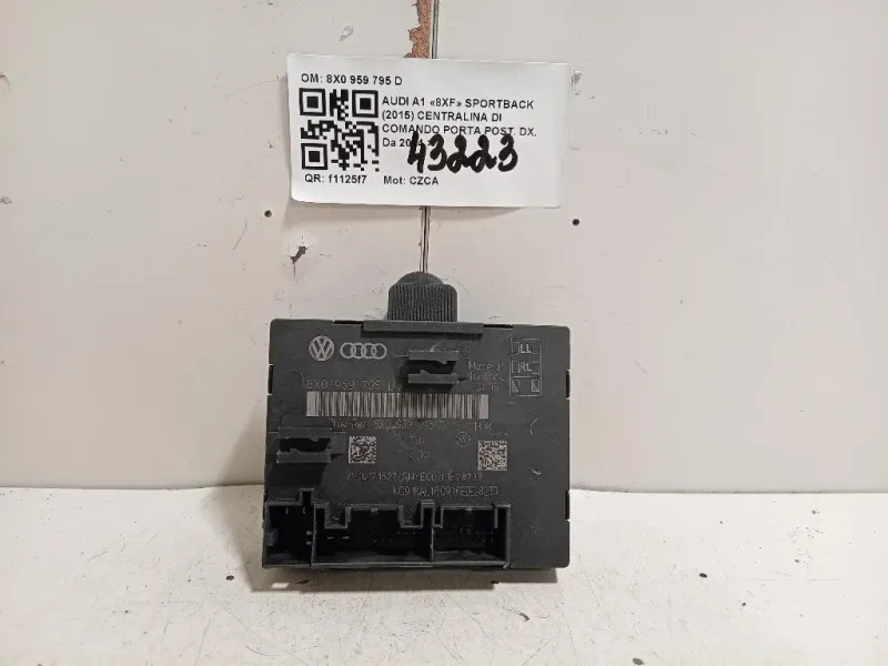 Centralina DI Comando Porta POST DX 8X0 959 795 D Audi A1 8XF Sportback 2015