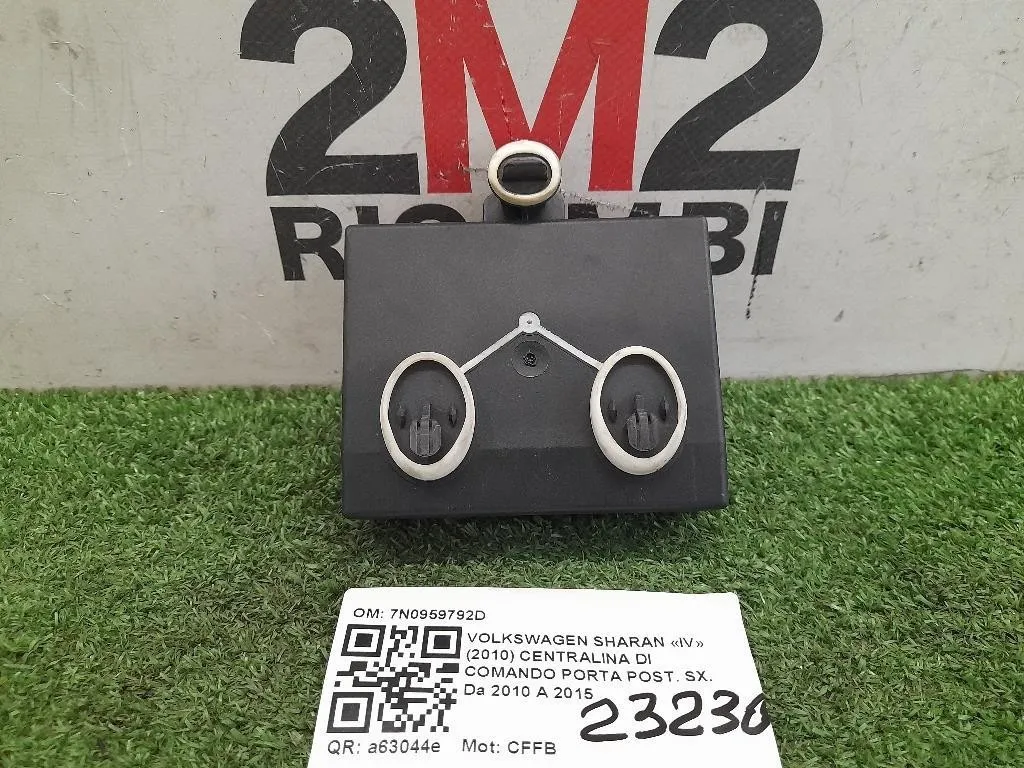 Centralina DI Comando Porta POST SX 7N0959792D Volkswagen Sharan IV 2010