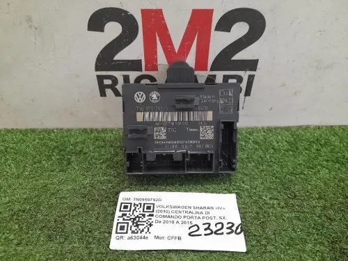 Centralina DI Comando Porta POST SX 7N0959792D Volkswagen Sharan IV 2010
