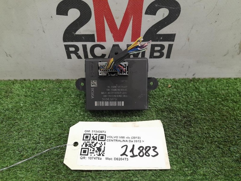 Centralina DI Comando Porta POST SX 31343873 Volvo V60 I 2013