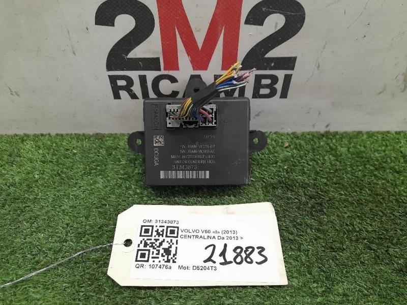 Centralina DI Comando Porta POST SX 31343873 Volvo V60 I 2013