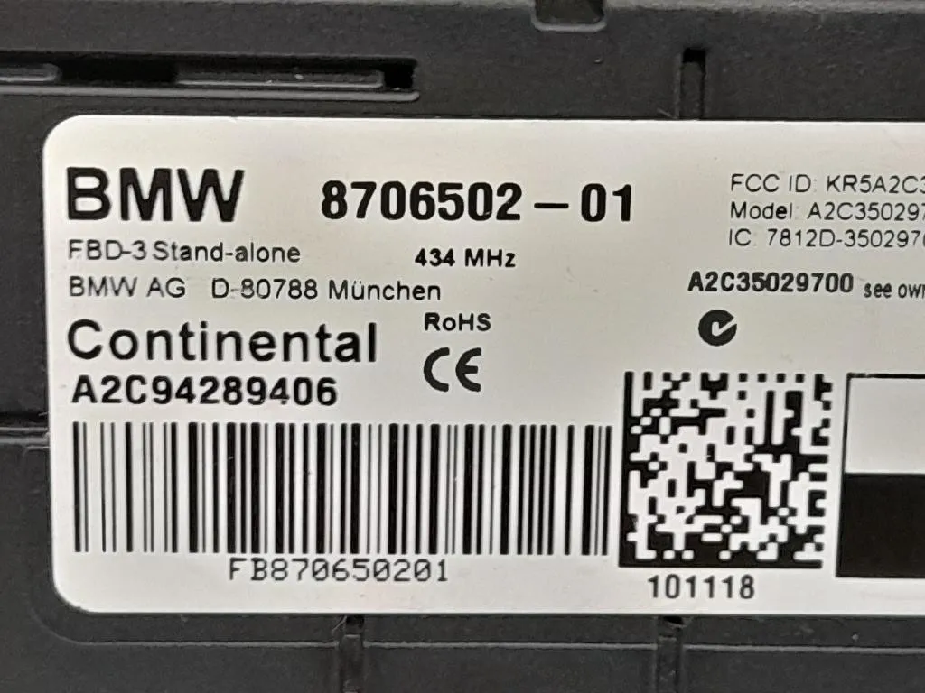 Centralina Elettronica AC Bmw Serie 2 F22 Coupe 2014