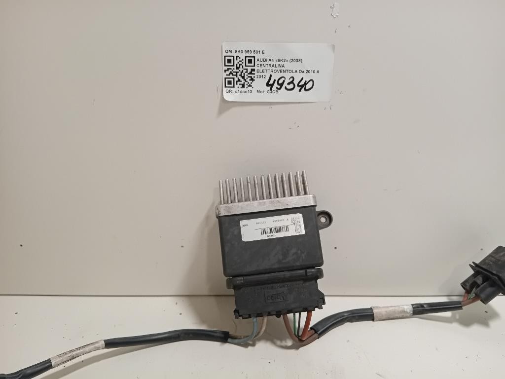 Centralina Elettroventola 8K0 959 501 E Audi A4 8K2 2008