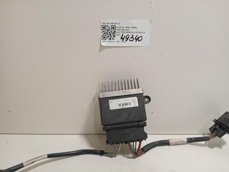 Centralina Elettroventola 8K0 959 501 E Audi A4 8K2 2008