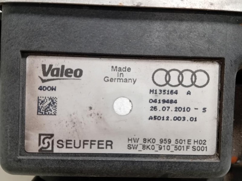 Centralina Elettroventola 8K0 959 501 E Audi A4 8K2 2008