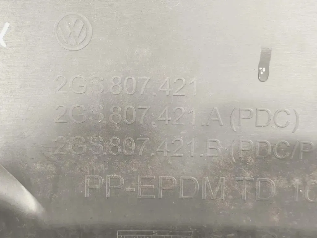 Paraurti POST 2GS 807 421 Volkswagen POLO VII 2017