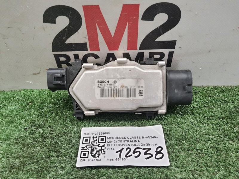 Centralina Elettroventola 1137328656 Mercedes Classe B W246 2012