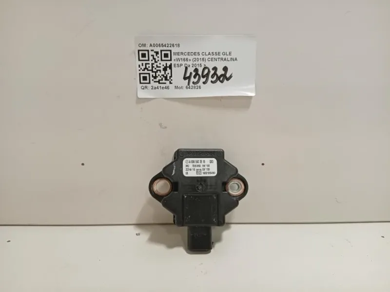 Centralina ESP A0065422618 Mercedes Classe GLE W166 2015