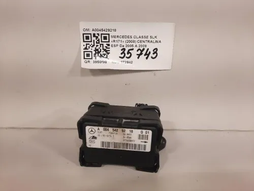 Centralina ESP A0045429218 Mercedes Classe SLK R171 2008