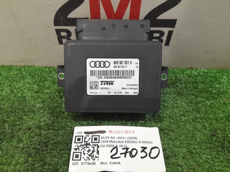 Centralina Freno A MANO 8K0907801H Audi A4 8K2 2008