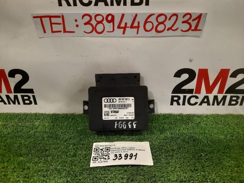 Centralina Freno A MANO 8K0 907 801 E Audi A4 8K2 2008