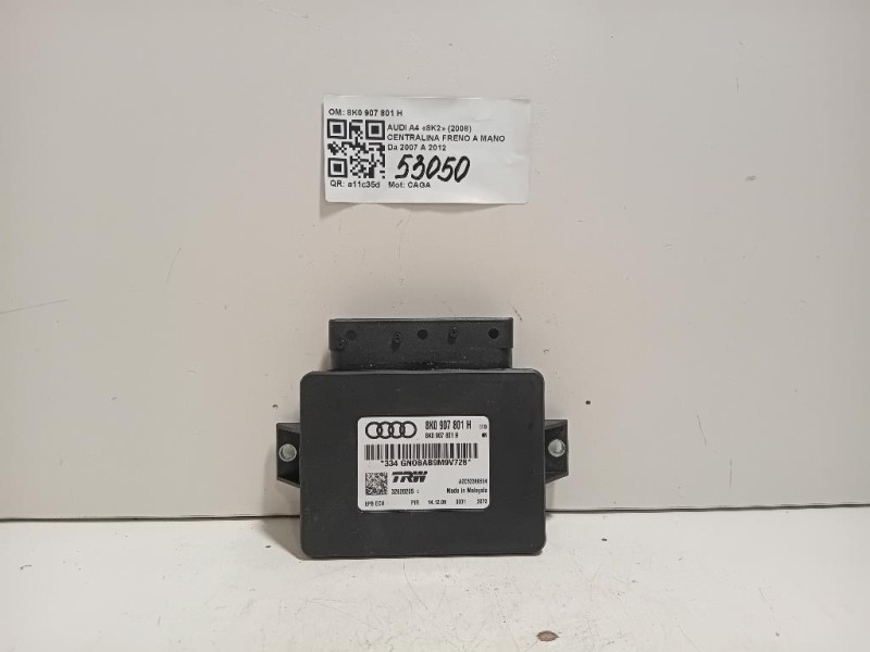 Centralina Freno A MANO 8K0 907 801 H Audi A4 8K2 2008