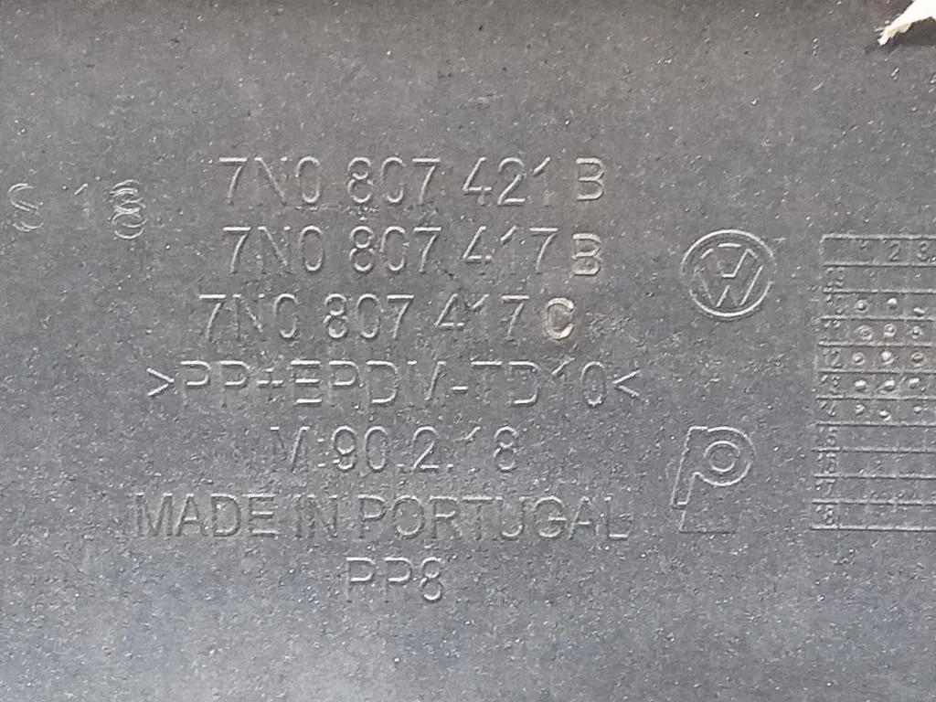 Paraurti POST 7E0807421B 7N0807417B Volkswagen Sharan IV 2010