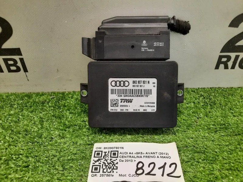 Centralina Freno A MANO 8K0907801N Audi A4 8K5 Avant 2012