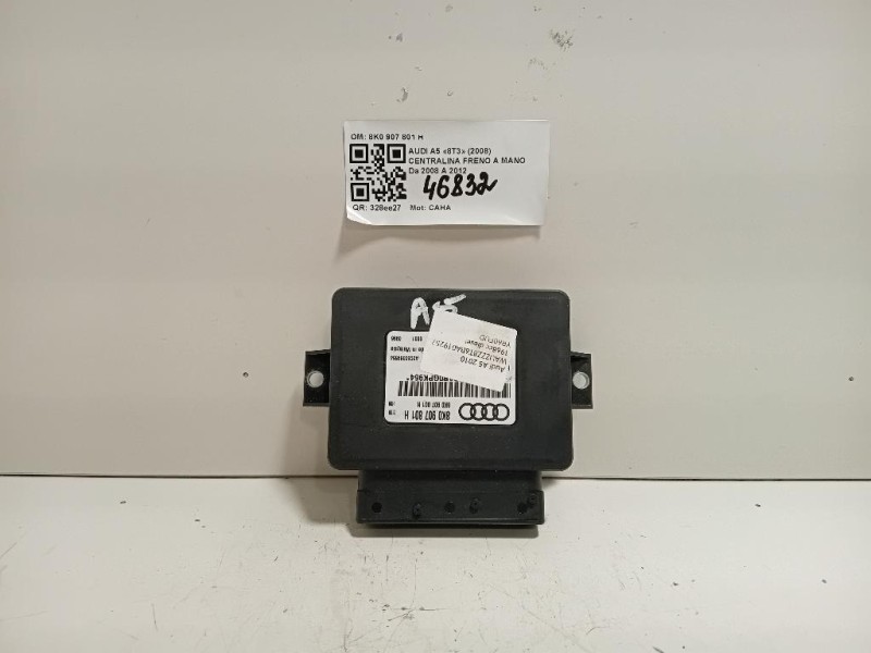 Centralina Freno A MANO 8K0 907 801 H Audi A5 8T3 2008