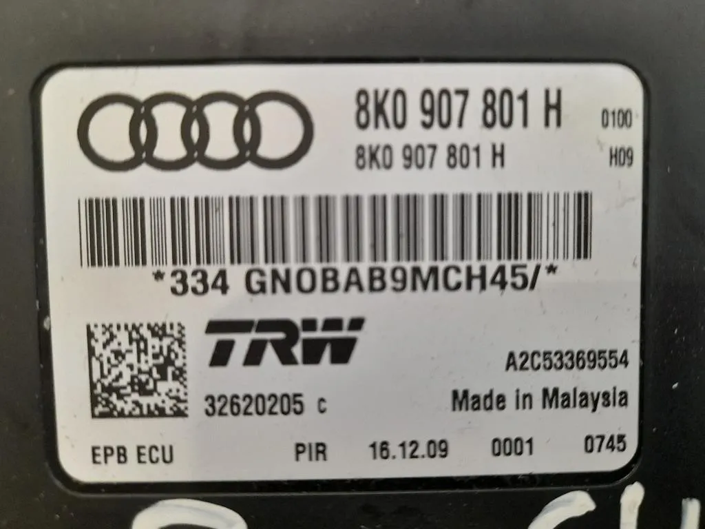 Centralina Freno A MANO 8K0907801H Audi A5 8T3 2012