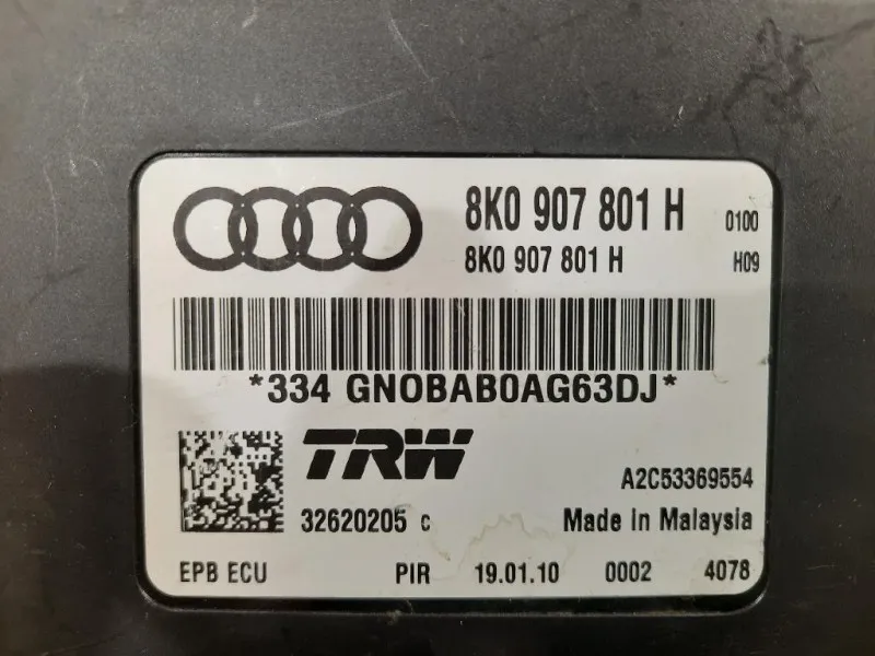 Centralina Freno A MANO 8K0 907 801 H Audi A5 8TA Sportback 2012