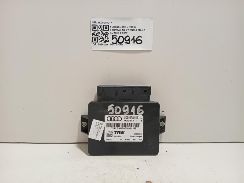 Centralina Freno A MANO 8K0907801H Audi Q5 8RB 2009