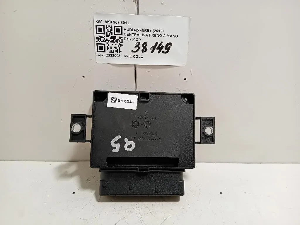 Centralina Freno A MANO 8K0 907 801 L Audi Q5 8RB 2012