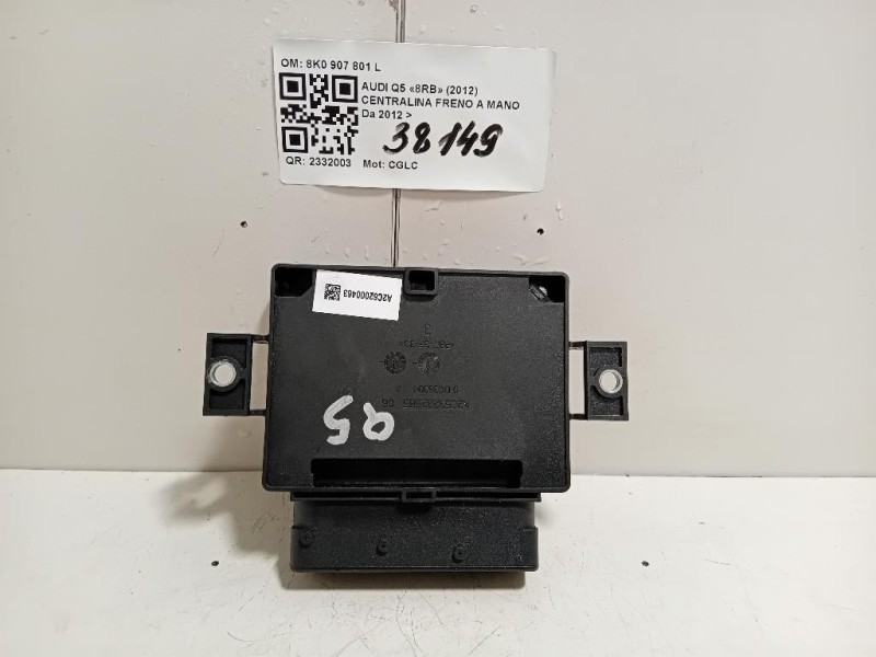 Centralina Freno A MANO 8K0 907 801 L Audi Q5 8RB 2012