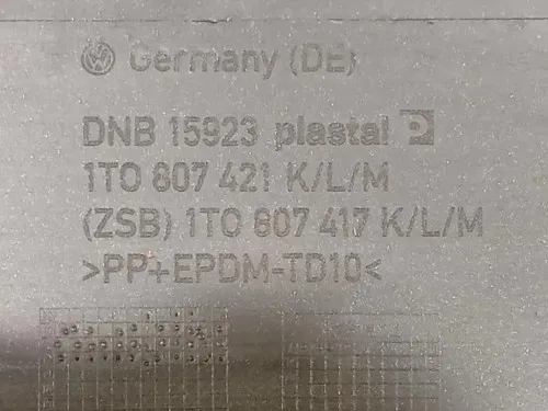 Paraurti POST 1T0807421K Volkswagen Touran III 2010