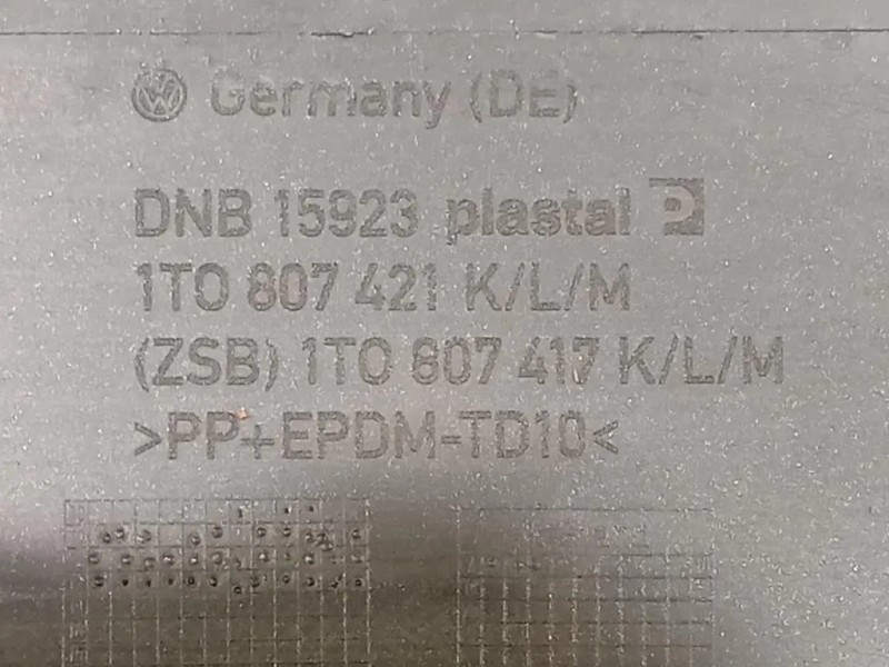 Paraurti POST 1T0807421K Volkswagen Touran III 2010