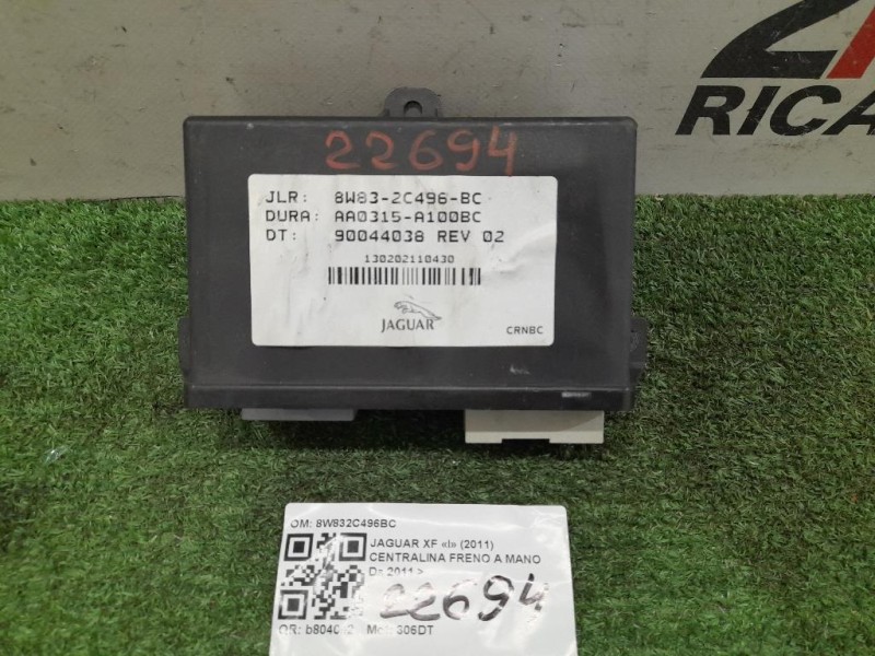 Centralina Freno A MANO 8W832C496BC Jaguar XF I 2011
