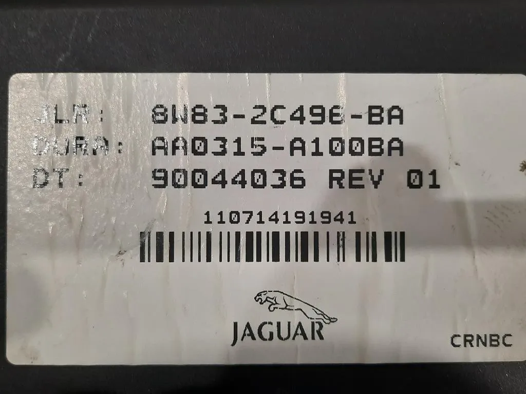 Centralina Freno A MANO 8W83-2C496-BA Jaguar XF I 2011
