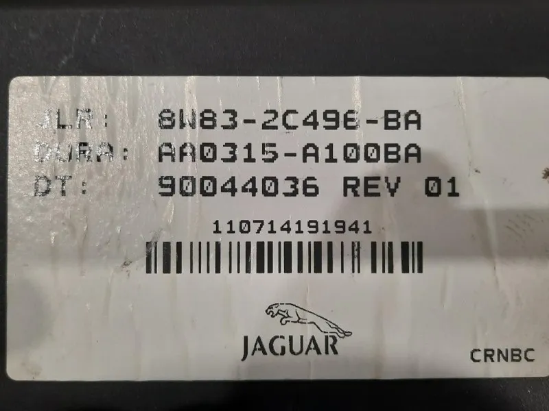 Centralina Freno A MANO 8W83-2C496-BA Jaguar XF I 2011