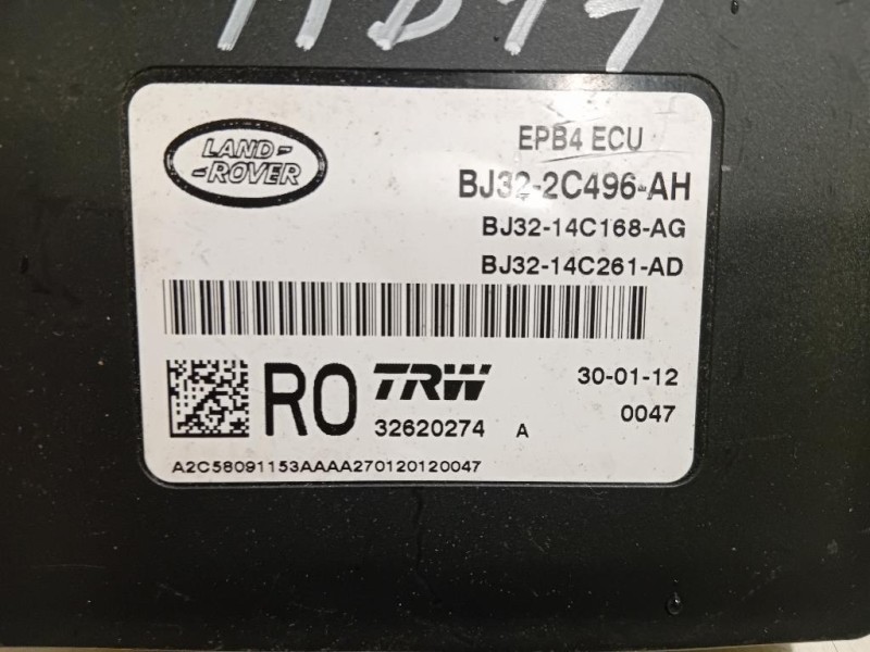 Centralina Freno A MANO BJ32-2C496-AH Land Rover Range Rover Evoque I 2011