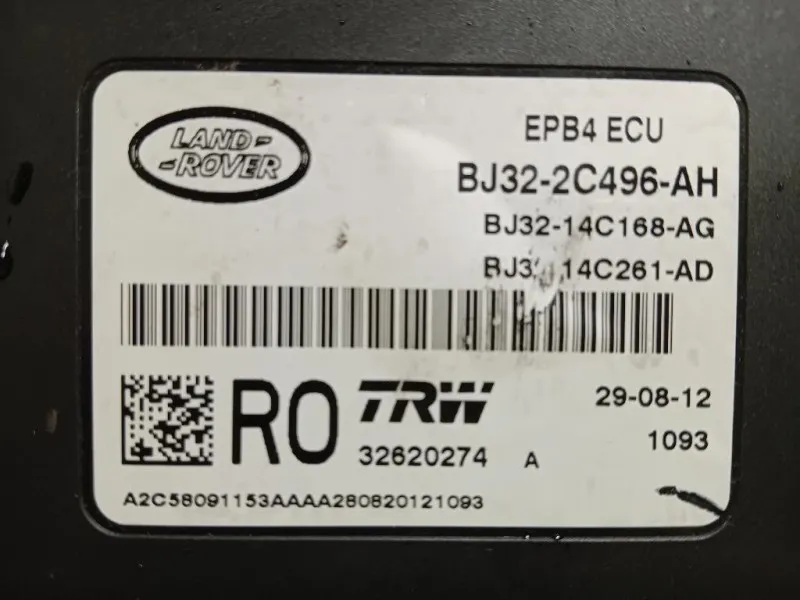 Centralina Freno A MANO BJ32-2C496-AH Land Rover Range Rover Evoque I 2011